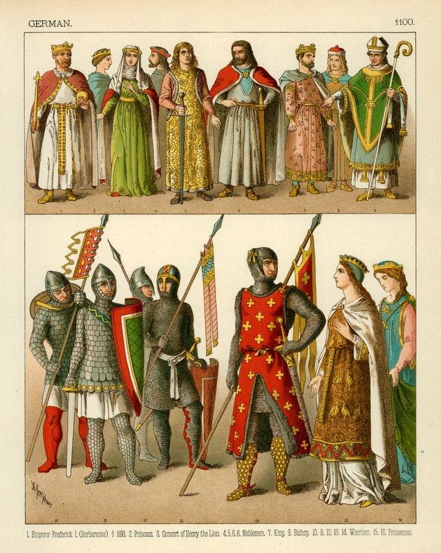 Tysk kostym 1100 av Albert Kretschmer