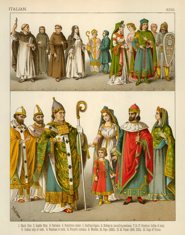 Italiensk kostym 1200 av Albert Kretschmer