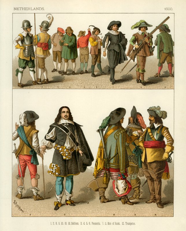 Teuga a Netherlands 1600swed av Albert Kretschmer