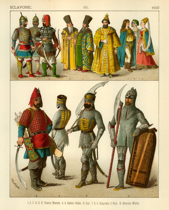 Slavonic kostym 1400 av Albert Kretschmer