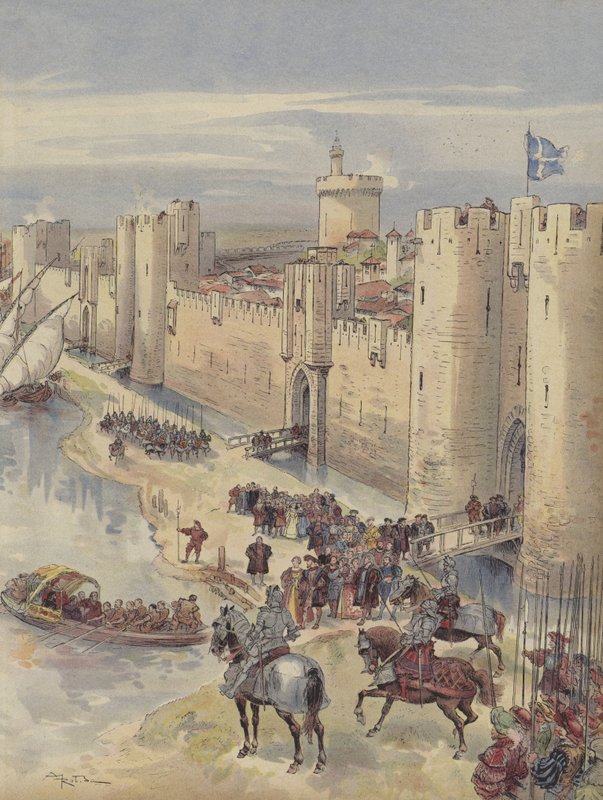 Intervju med Aigues-Mortes av Albert Robida