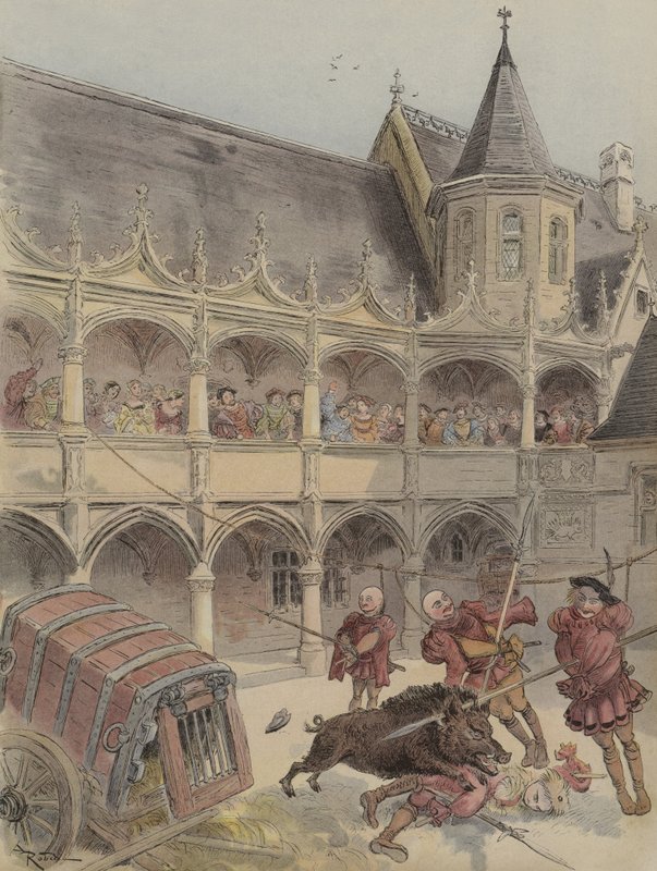 Amboises vildsvin av Albert Robida