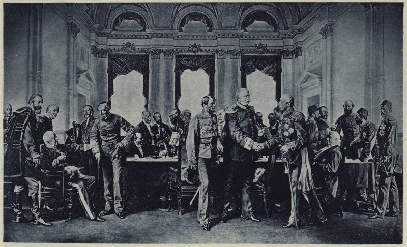 Berlins kongress (litho) av Albert Sauvert