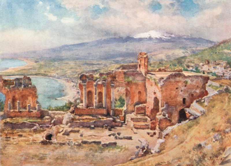 Teatern, Taormina av Alberto Pisa