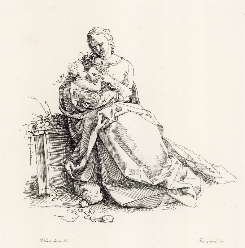 Jungfru och barn av Albrecht Dürer
