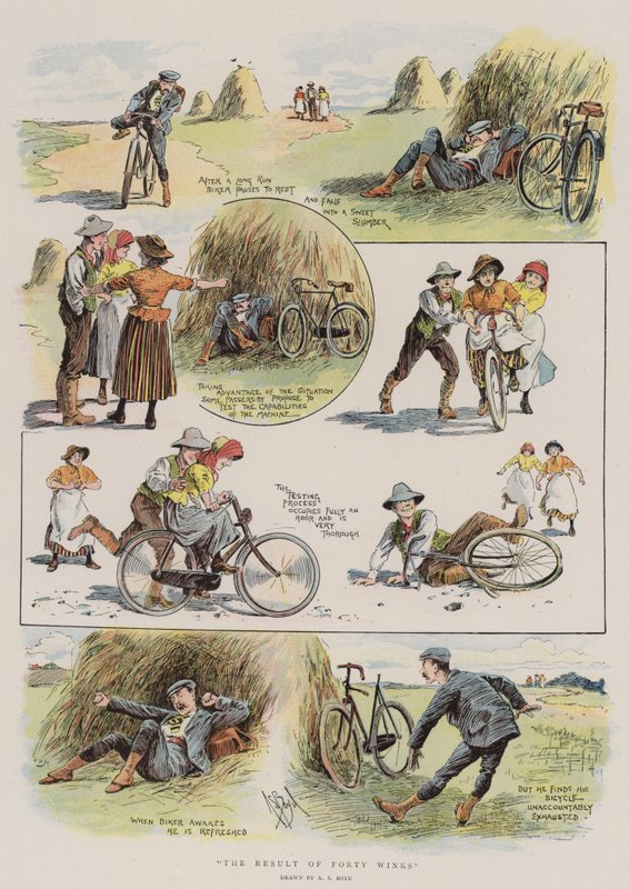 Resultatet av fyrtio blinkningar (chromolitho) av Alexander Stuart Boyd