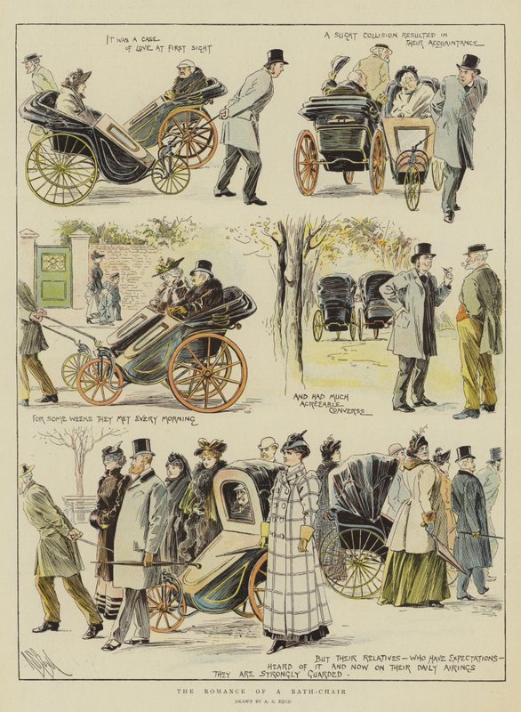 Romantiken om en badstol (chromolitho) av Alexander Stuart Boyd