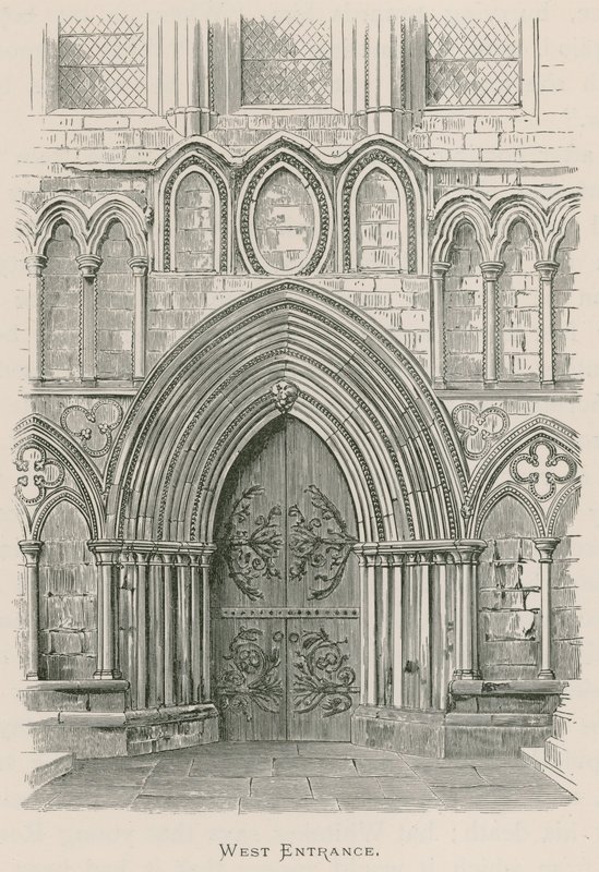 Bolton Priory, västra ingången av Alexander Francis Lydon