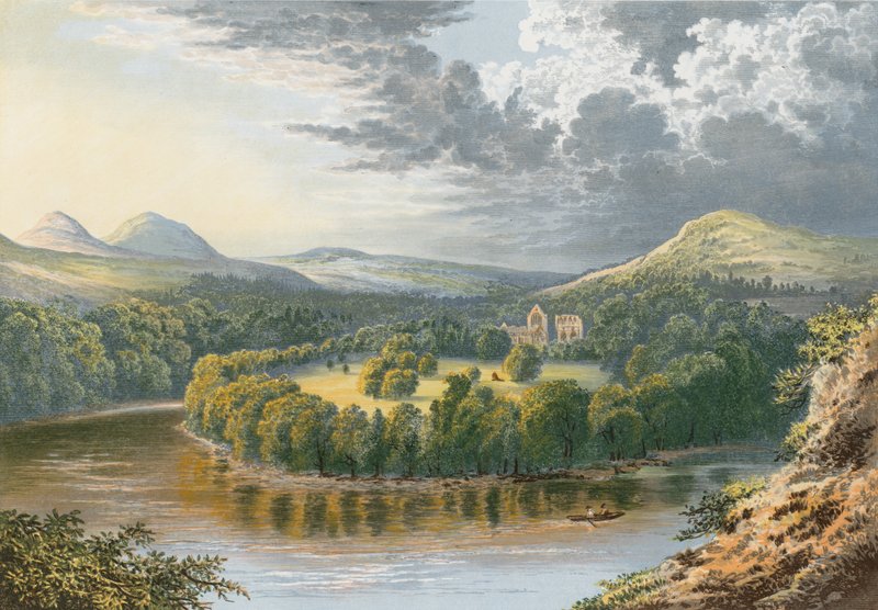 Dryburgh Abbey av Alexander Francis Lydon