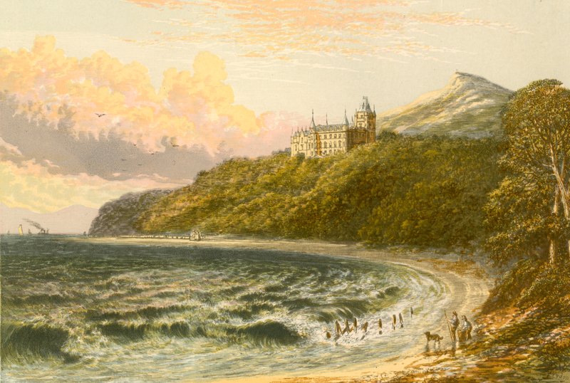 Dunrobin slott av Alexander Francis Lydon
