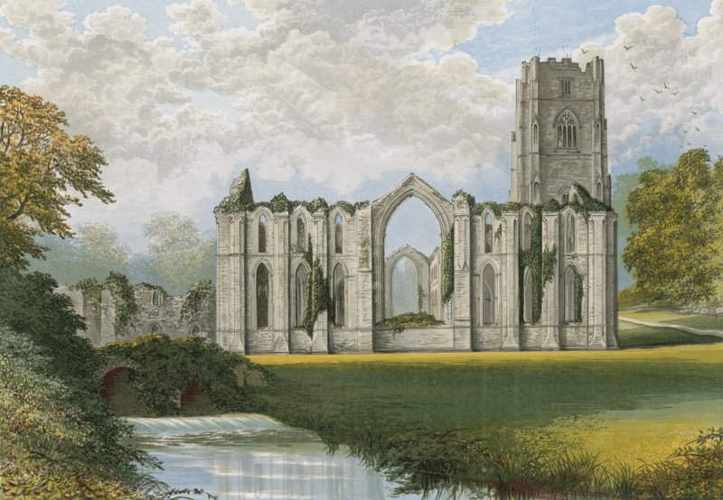 Fountains Abbey av Alexander Francis Lydon