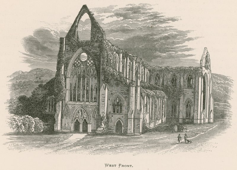 Tintern Abbey, West Front av Alexander Francis Lydon