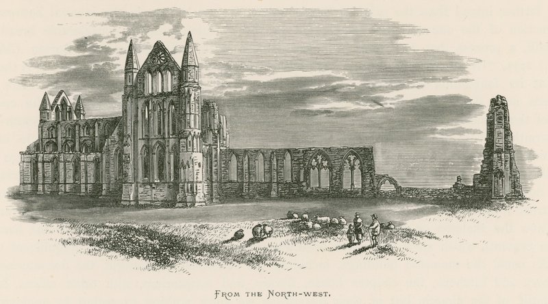 Whitby Abbey, från nordväst av Alexander Francis Lydon
