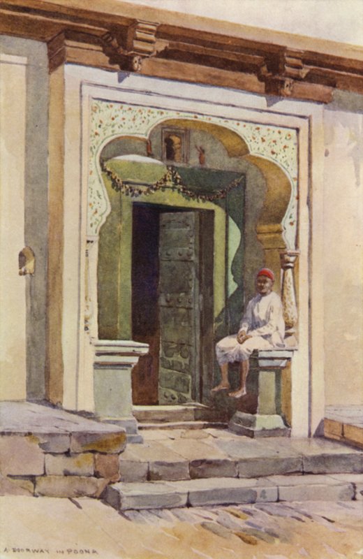 En dörröppning, Poona av Alexander Henry Hallam Murray