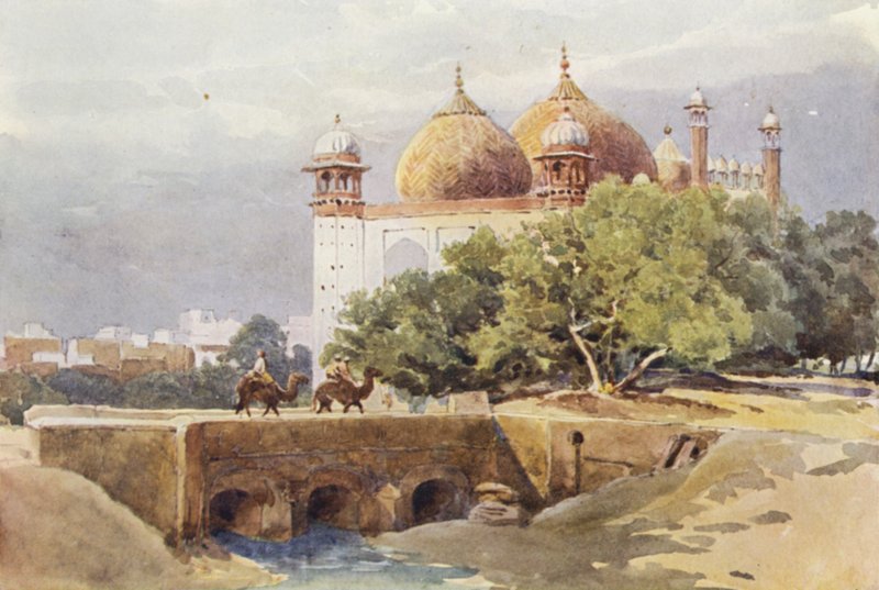 Jama Masjid, Agra av Alexander Henry Hallam Murray