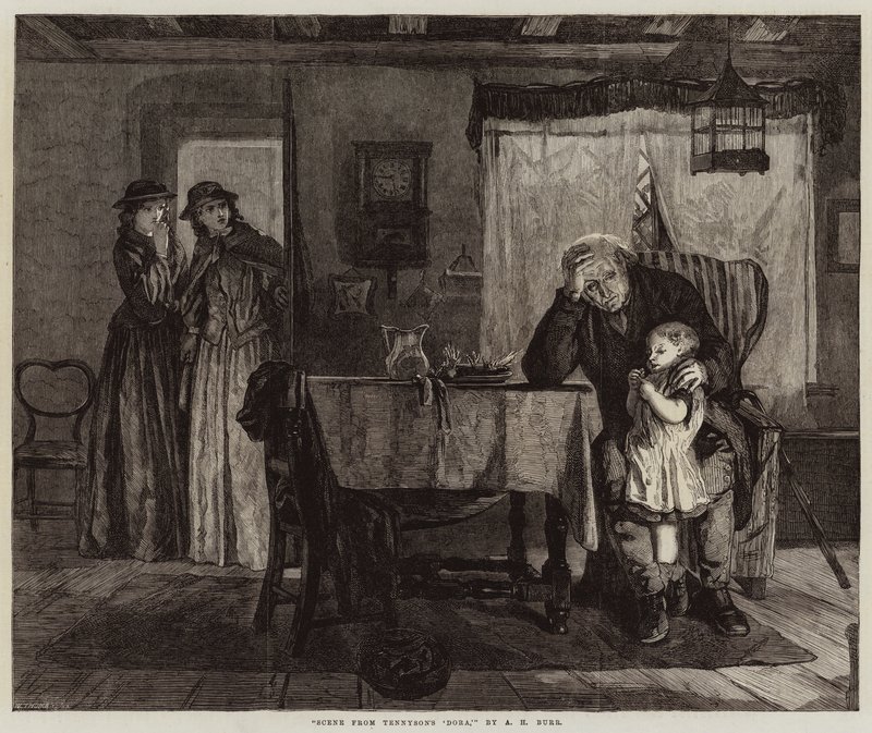 Scen ur Tennysons "Dora". av Alexander Hohenlohe Burr