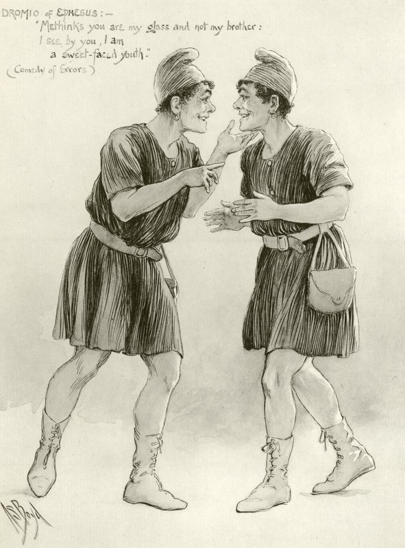 Dromio från Efesos (gravyr) av Alexander Stuart Boyd