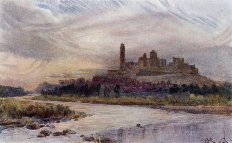 Lerida (färg litho) av Alexander Wallace Rimington