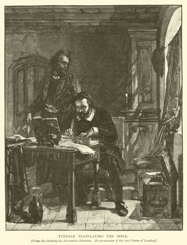 Tyndale översätter Bibeln av Alexander after Johnston