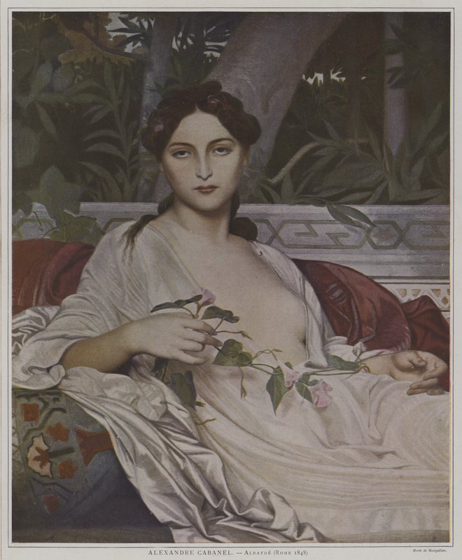 Albayde (Rom 1848) av after Alexandre Cabanel