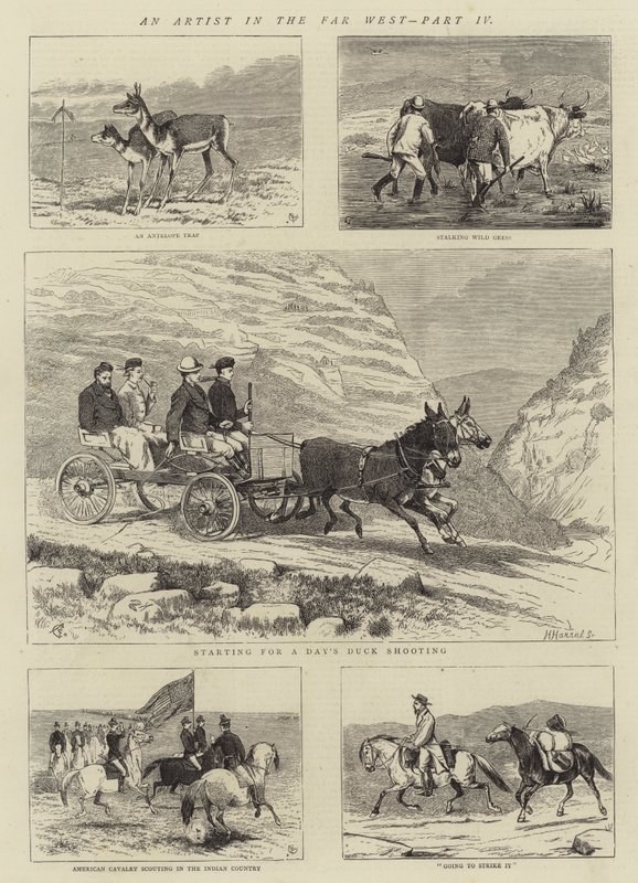 En konstnär i fjärran västern, del IV av Alfred Chantrey Corbould