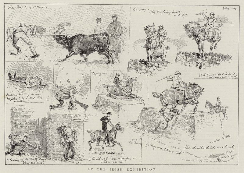 På den irländska utställningen av Alfred Chantrey Corbould