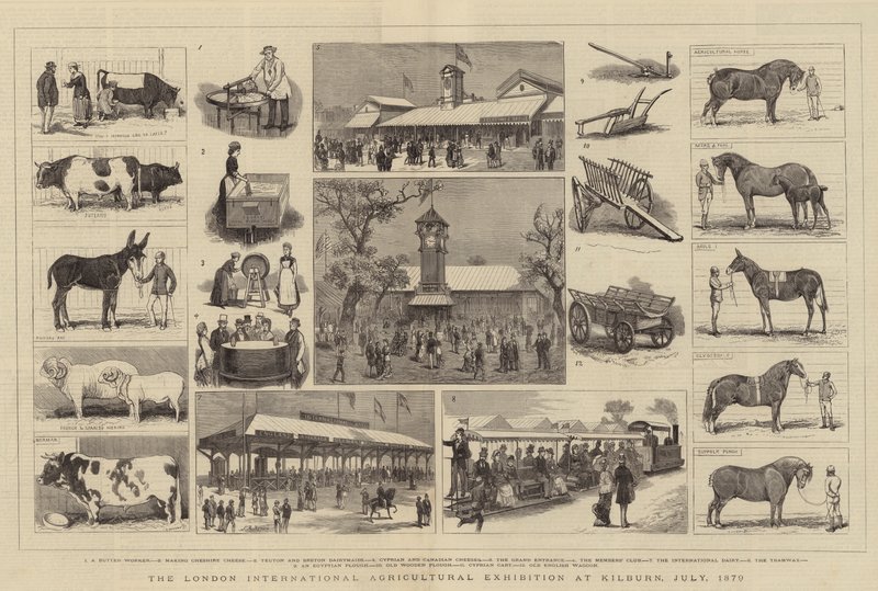 London International Agricultural Exhibition i Kilburn, juli 1879 av Alfred Chantrey Corbould