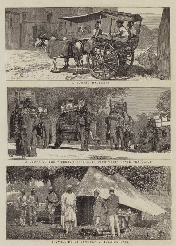 Utsikter i Indien av Alfred Chantrey Corbould