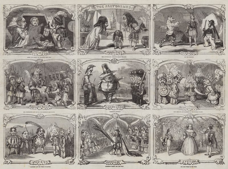 Pantomimes i London av Alfred Crowquill