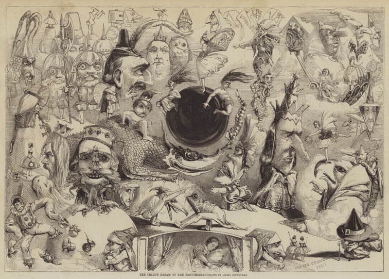 The Childs Dream of the Pantomimes av Alfred Crowquill