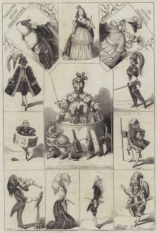 Twelfth Night Characters av Alfred Crowquill