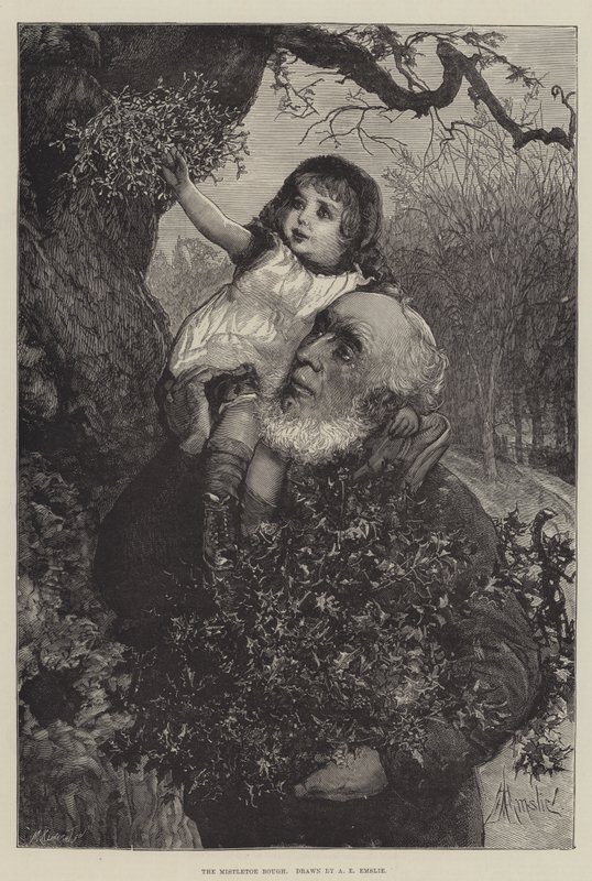 Mistelgrenen av Alfred Edward Emslie