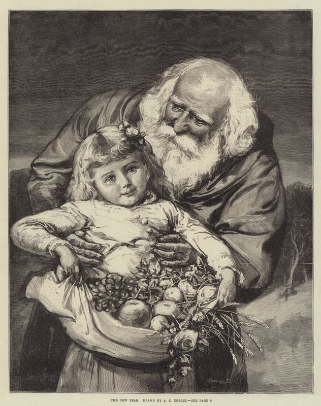 Det nya året av Alfred Edward Emslie