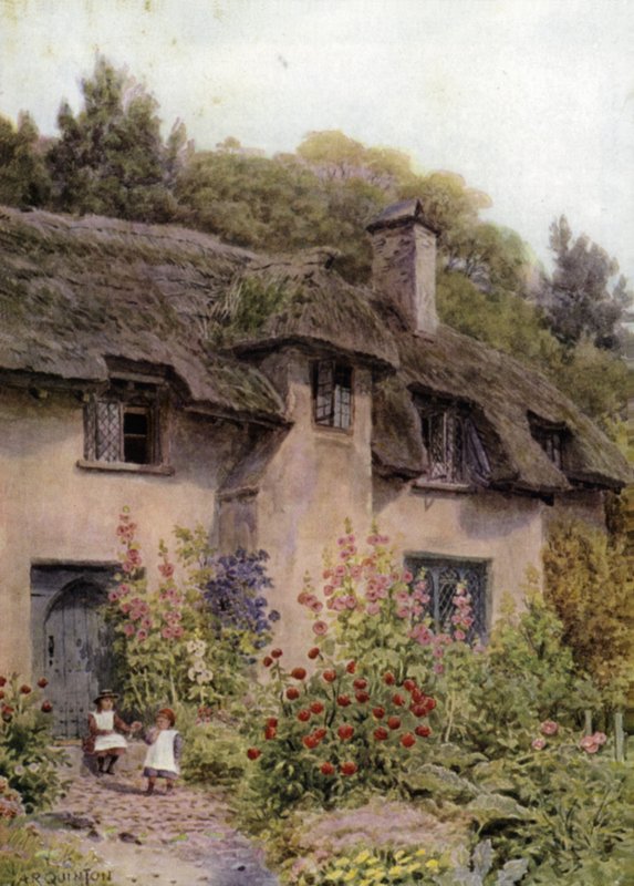 Cottage Garden, Selworthy, Somerset av Alfred Robert Quinton
