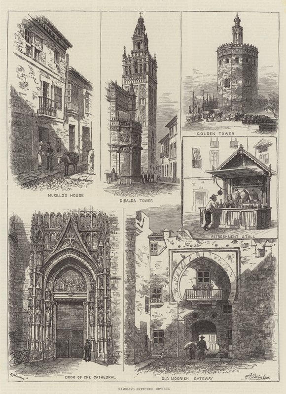 Vandringsskisser, Sevilla av Alfred Robert Quinton