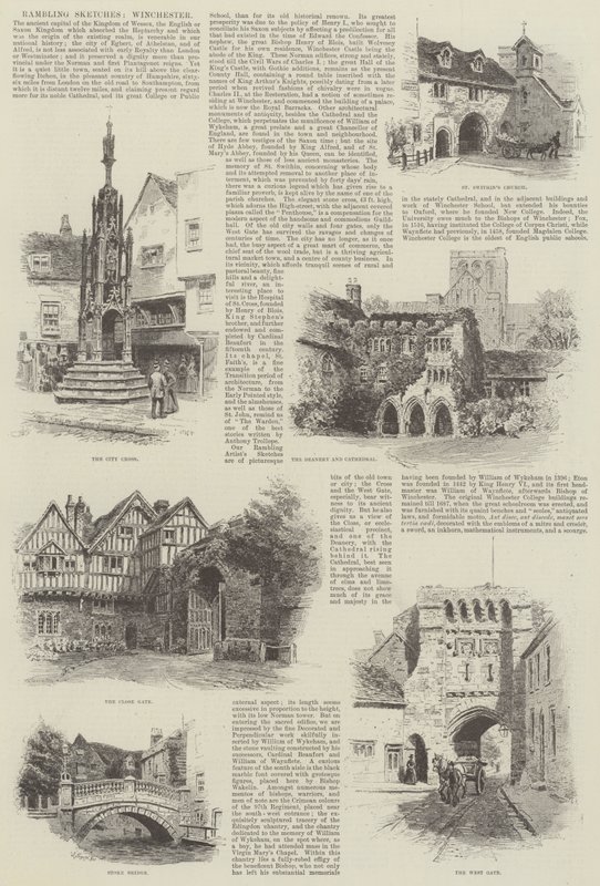 Vandringsskisser, Winchester av Alfred Robert Quinton