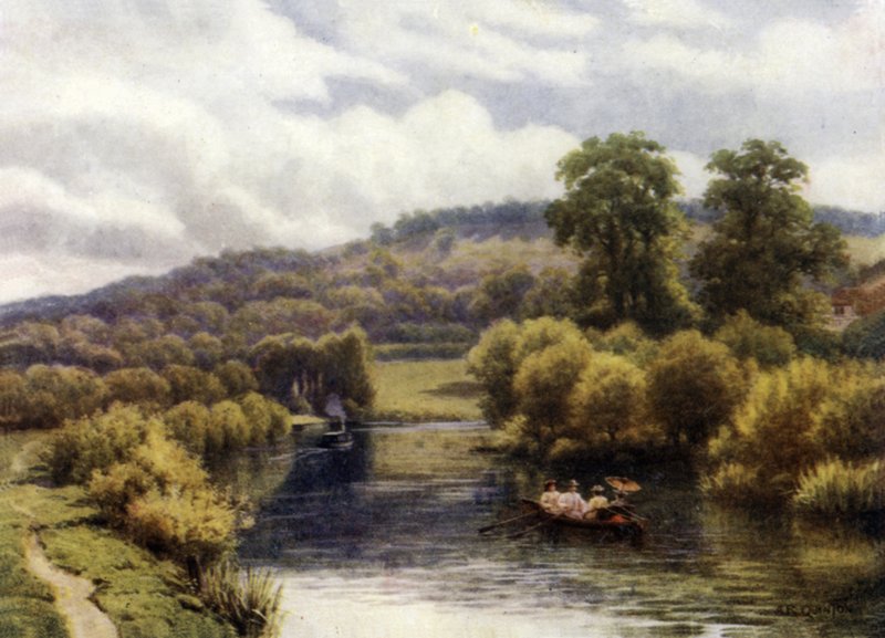 Streatley Reach av Alfred Robert Quinton
