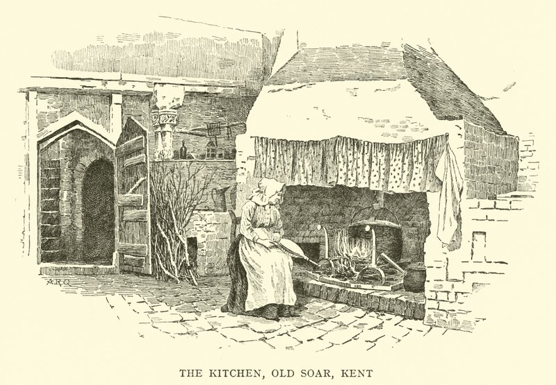 The Kitchen, Old Soar, Kent av Alfred Robert Quinton
