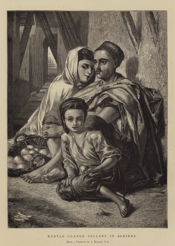 Kabyle Orange Sellers i Alger av Alfred W. Elmore