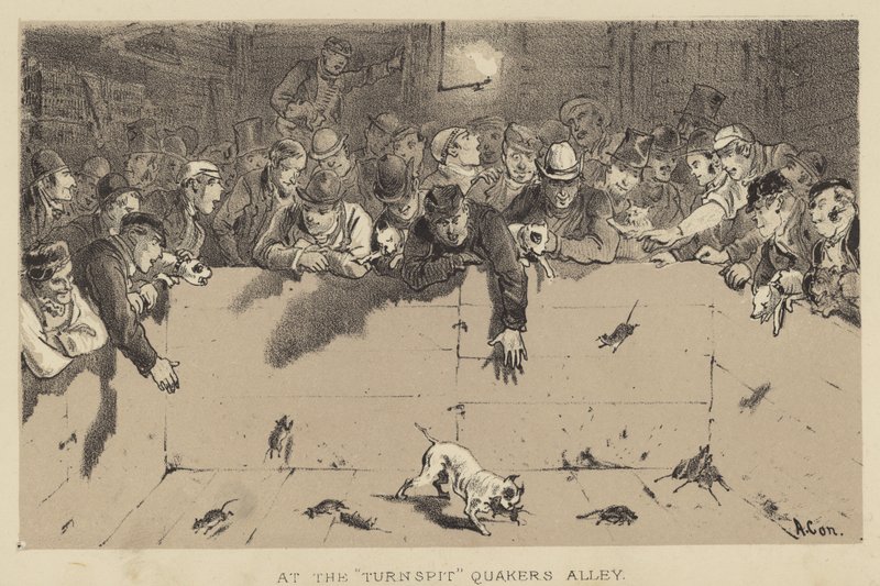 Vid Turnspit, Quakers Alley av Alfred Concanen