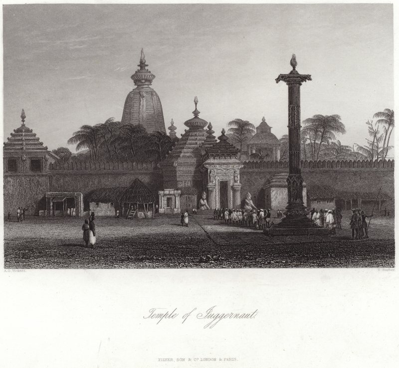 Jagannath-templet i Puri av Alfred Gomersal Vickers