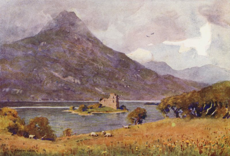 Ballynahinch slott, Connemara av Alfred Heaton Cooper