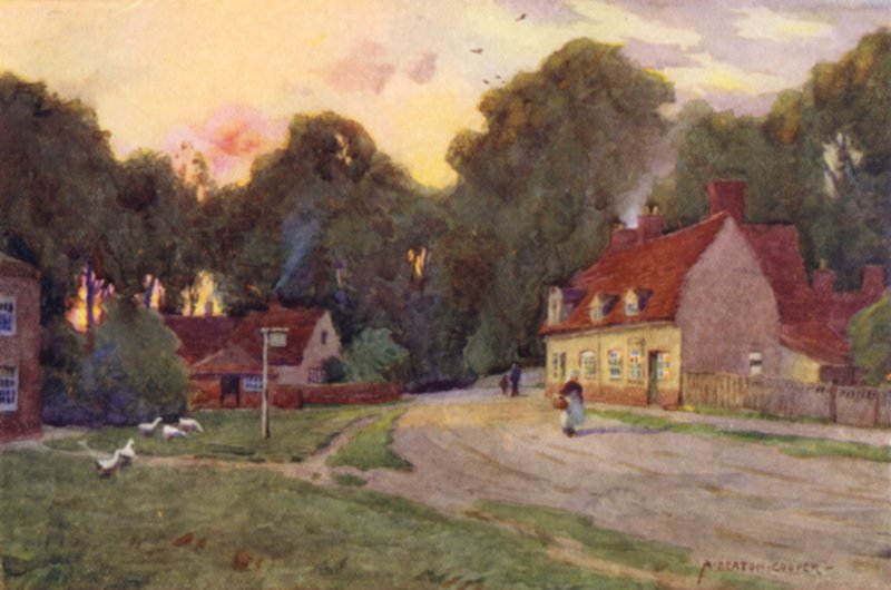 Östra Bergholt, Suffolk av Alfred Heaton Cooper