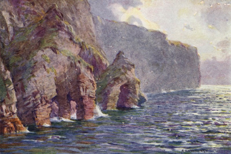 Minaun Cliffs, Achill Island av Alfred Heaton Cooper