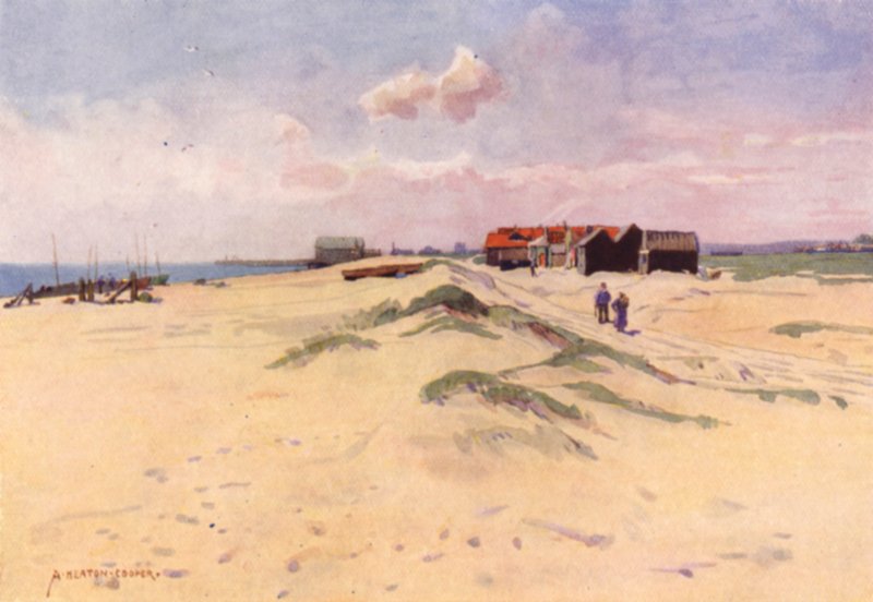 Southwold Beach, Suffolk av Alfred Heaton Cooper