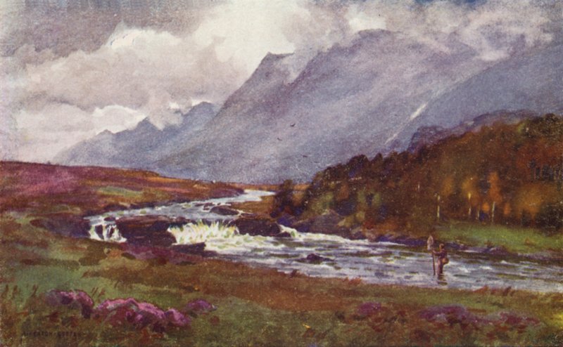 The Erriff Valley, County Galway av Alfred Heaton Cooper
