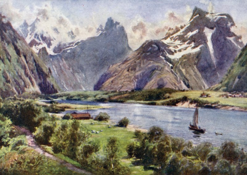 Romsdalsfjällen av Alfred Heaton Cooper