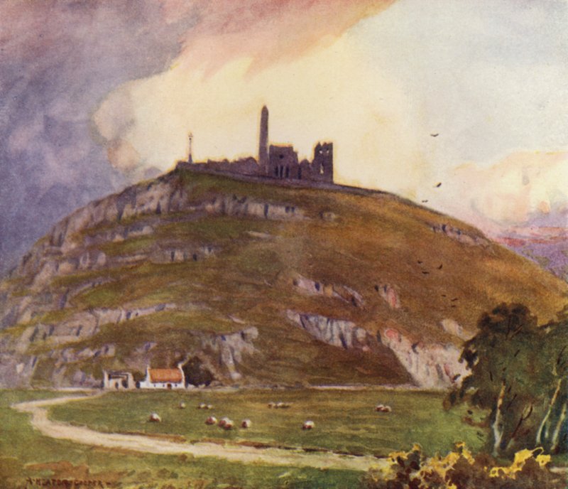 The Rock of Cashel av Alfred Heaton Cooper