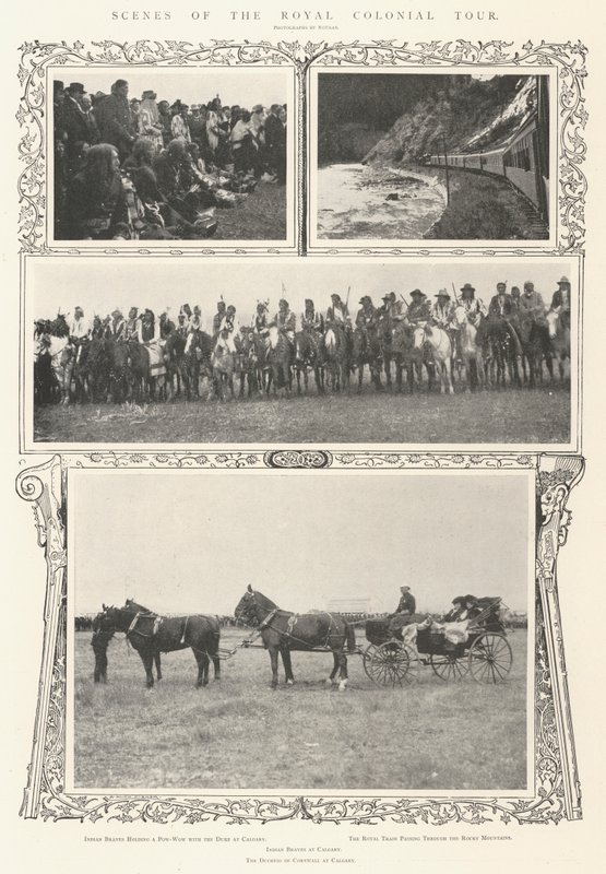 Scener från Royal Colonial Tour av Alfred Hugh Fisher