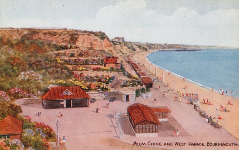 Alum Chine and West Parade, Bournemouth av Alfred Robert Quinton